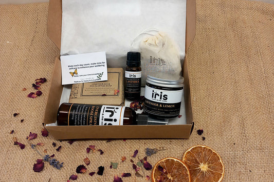 De-stress wellbeing gift box