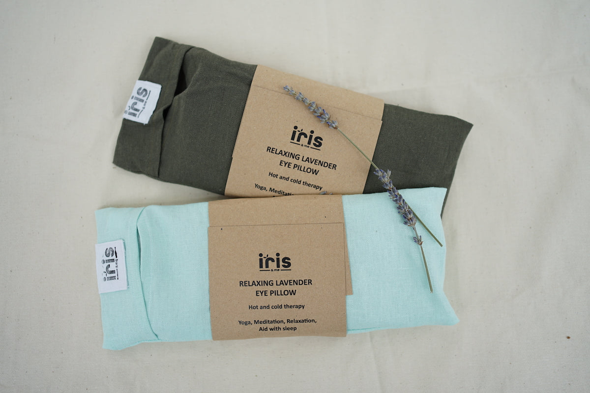 Relaxing Lavender Eye pillow with organic filling